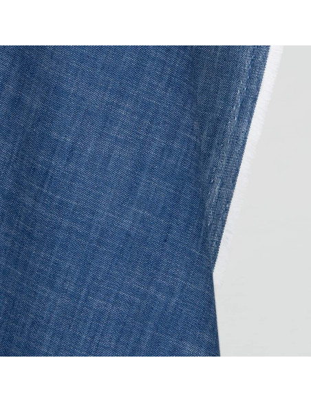 Cranberry serge de coton soft denim souple bleu atelier brunette