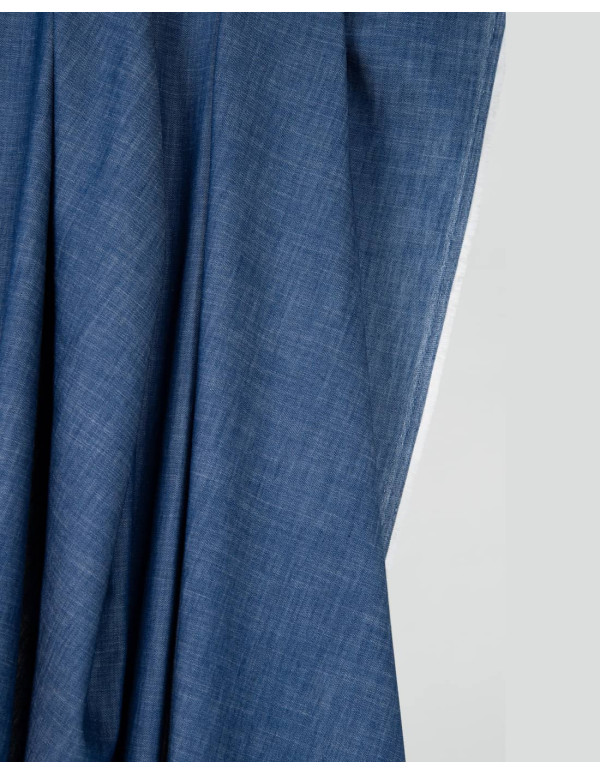 Cranberry serge de coton soft denim souple bleu atelier brunette