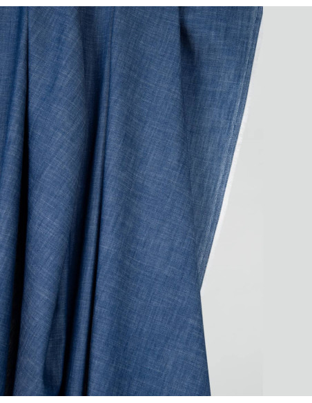 Cranberry serge de coton soft denim souple bleu atelier brunette