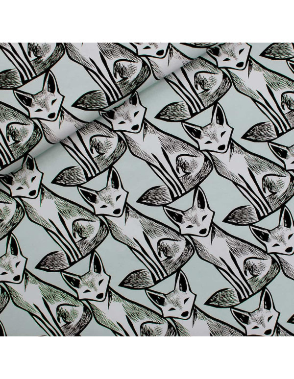 Cranberry french terry de coton renard nouveau bleu bebe see you at six