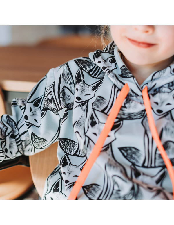 Cranberry french terry de coton renard nouveau bleu bebe see you at six