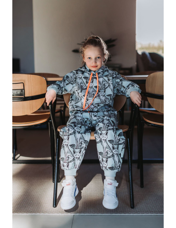 Cranberry french terry de coton renard nouveau bleu bebe see you at six