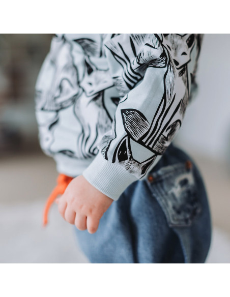 Cranberry bord cote de coton bleu bebe baby blue see you at six