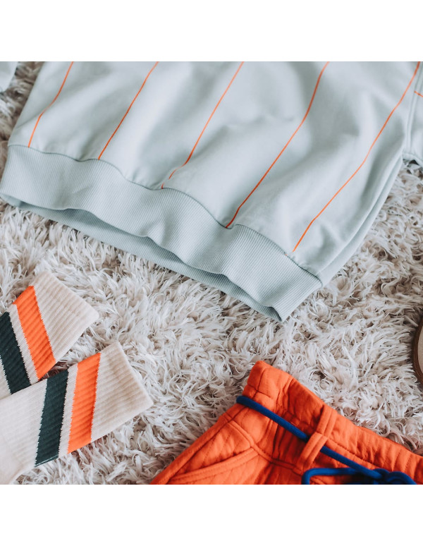 Cranberry bord cote de coton bleu bebe baby blue see you at six