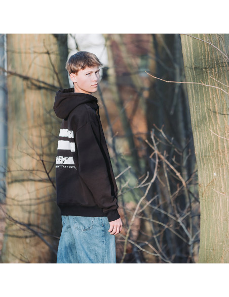 Cranberry bord cote epais lourd de coton noir black see you at six