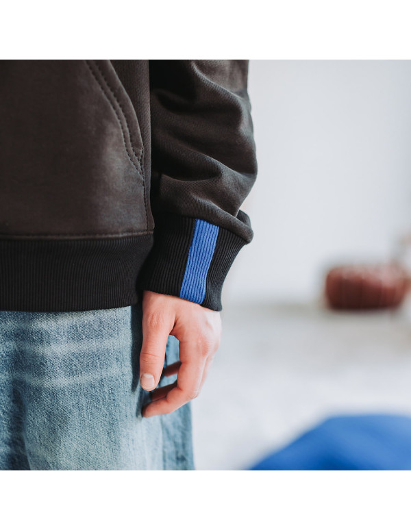 Cranberry bord cote epais lourd de coton noir black see you at six