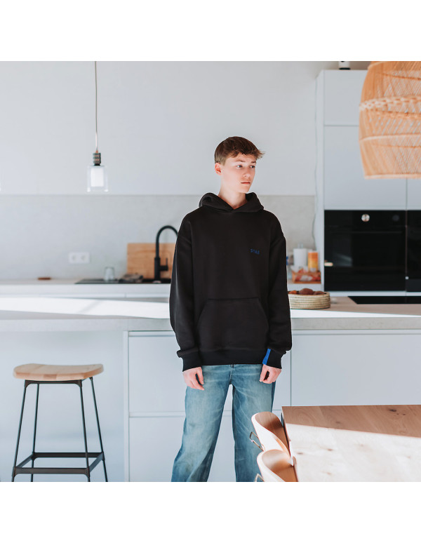 Cranberry bord cote epais lourd de coton noir black see you at six