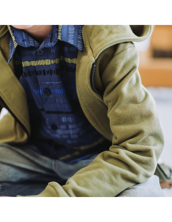 Cranberry french terry 3 fils de coton epais lourd peat moss green vert mousse de tourbe see you at six