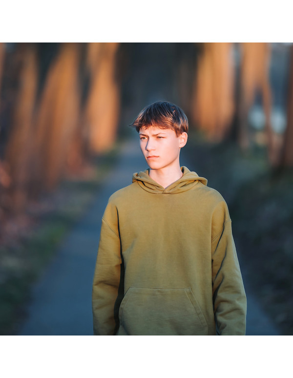 Cranberry french terry 3 fils de coton epais lourd peat moss green vert mousse de tourbe see you at six