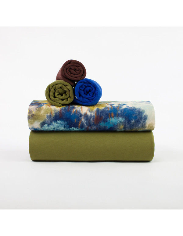 Cranberry french terry 3 fils de coton epais lourd peat moss green vert mousse de tourbe see you at six