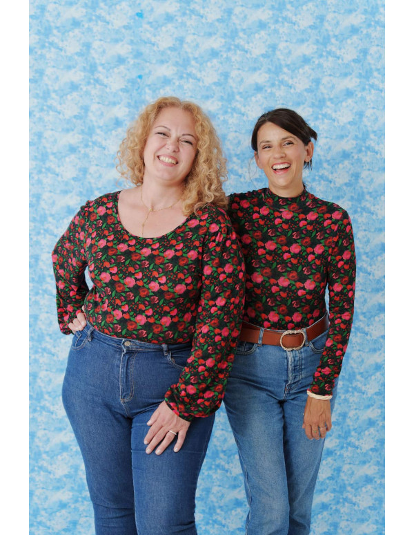 Cranberry patron femme body sora du 34 au 52 Lise Tailor