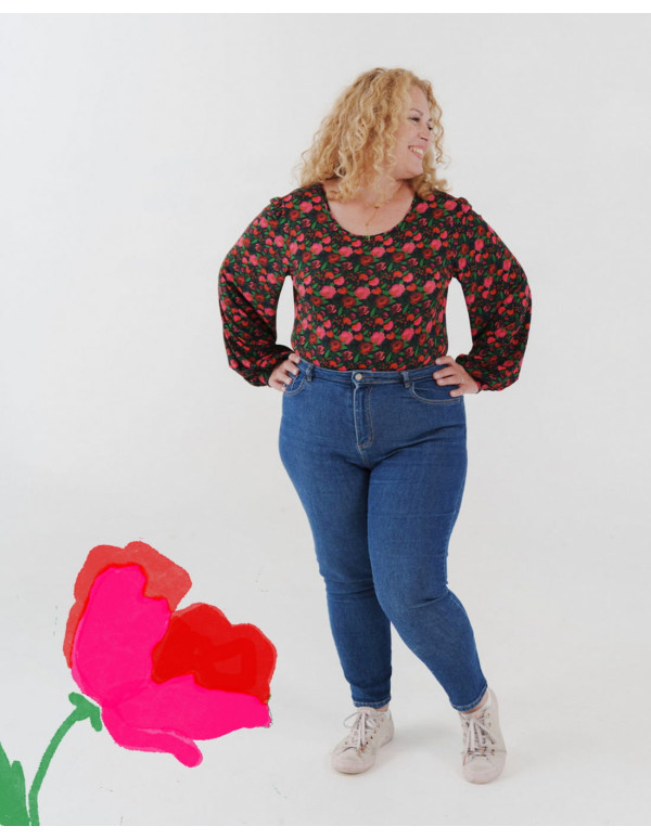 Cranberry patron femme body sora du 34 au 52 Lise Tailor