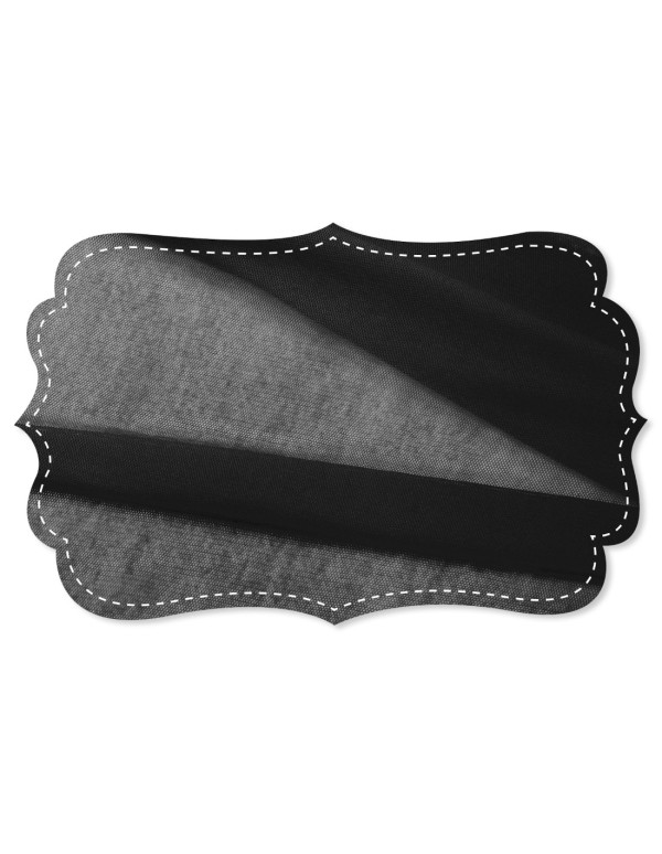 Cranberry tissu tulle de coton biologique noir black c pauli