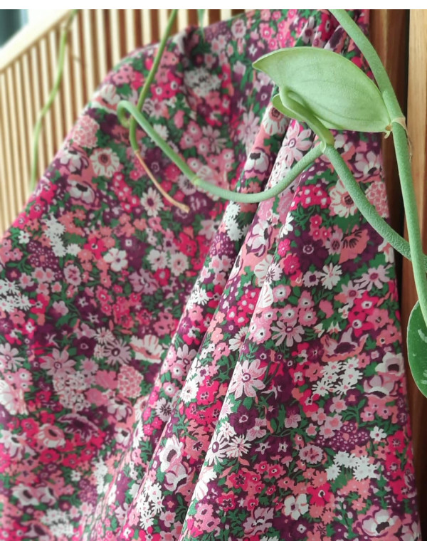 cranberry batiste de coton tana lawn thorpe hill rosy pink liberty of london