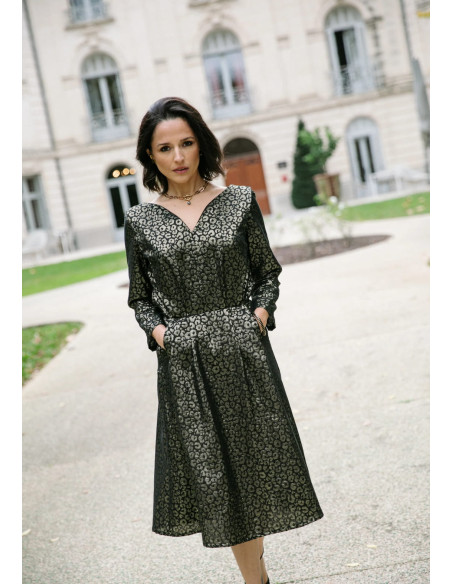 Cranberry patron pochette femme robe Notte du 34 au 52 Maison fauve