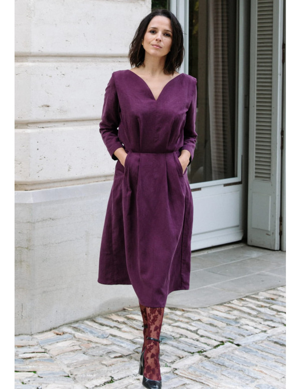 Cranberry patron pochette femme robe Notte du 34 au 52 Maison fauve
