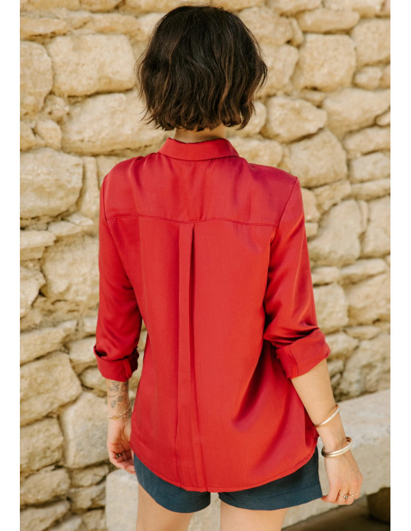 Cranberry patron femme chemise scala du 34 au 52 Maison fauve