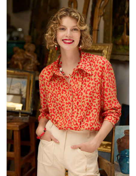 Cranberry patron femme chemise scala du 34 au 52 Maison fauve