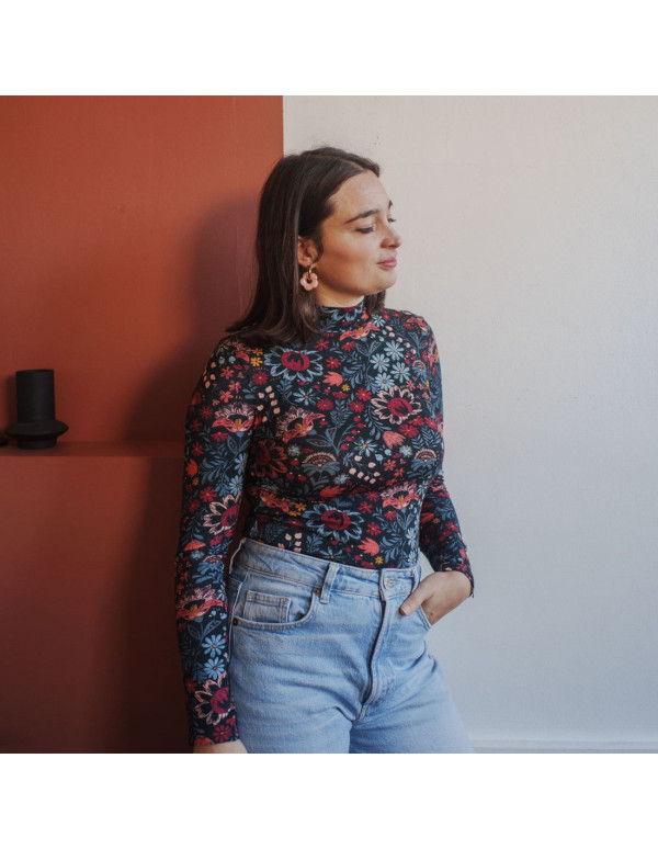 cranberry jersey de viscose step et fsc matriochka lise tailor