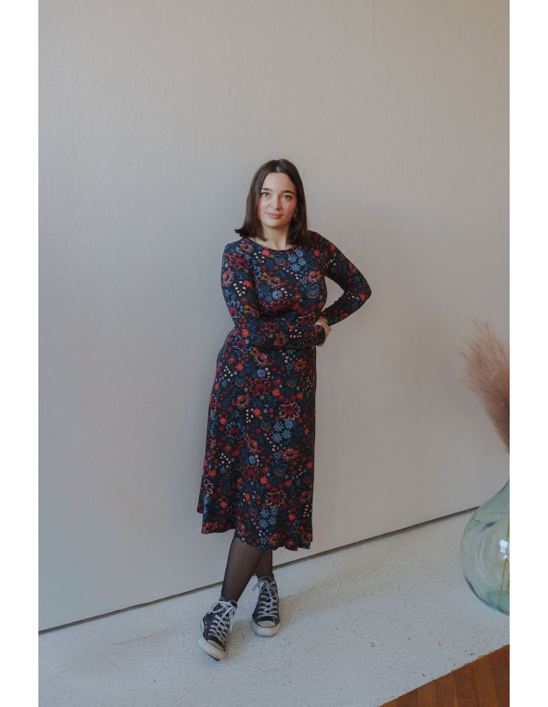 cranberry jersey de viscose step et fsc matriochka lise tailor