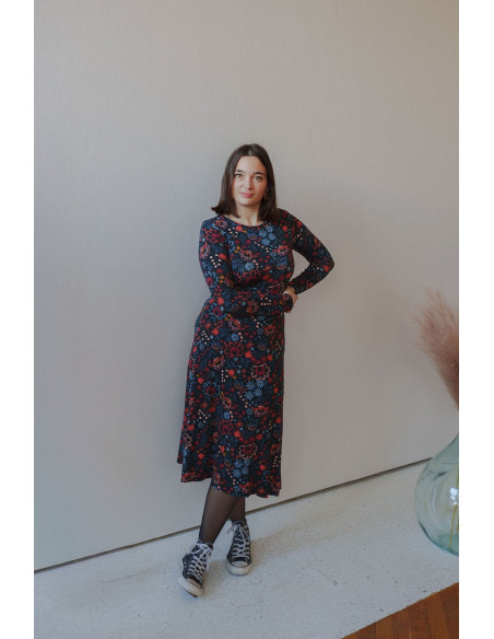 cranberry jersey de viscose step et fsc matriochka lise tailor