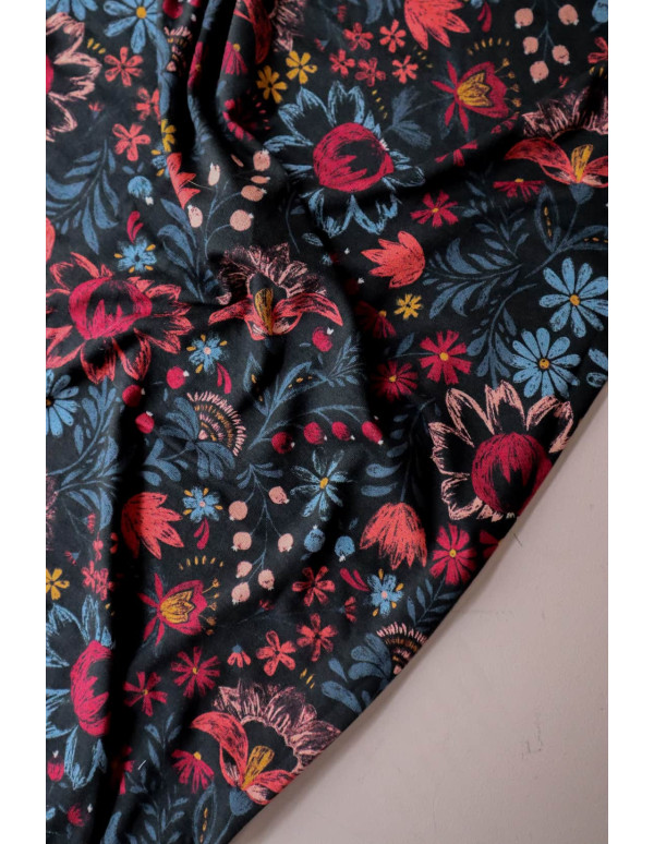 cranberry jersey de viscose step et fsc matriochka lise tailor