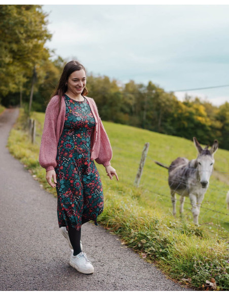 cranberry jersey de viscose step et fsc matriochka lise tailor