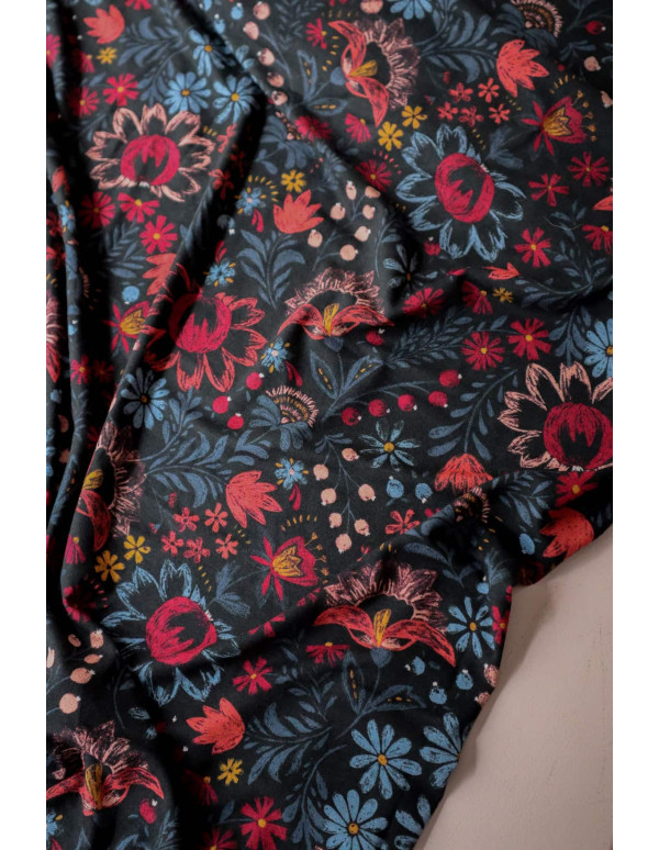 cranberry jersey de viscose step et fsc matriochka lise tailor