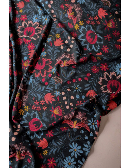 cranberry jersey de viscose step et fsc matriochka lise tailor