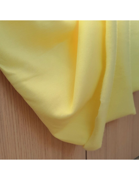 Cranberry sweat gratte de coton biologique interieur doux jaune clair yellow chardonnay 6017 CPauli