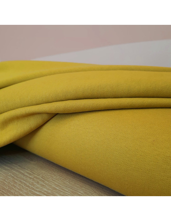 Cranberry sweat gratte de coton biologique interieur doux vert jaune olive oil 6015 CPauli