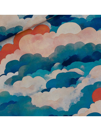 Cranberry, sweat french terry de coton cool clouds nuages see you at six 2