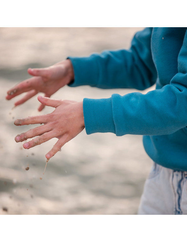 Cranberry bord cote epais lourd de coton bleu lagon blue lagoon see you at six