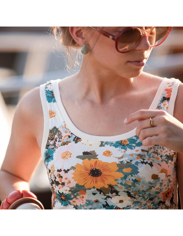 Cranberry, sweat french terry de coton flower painting fleurs see you at six