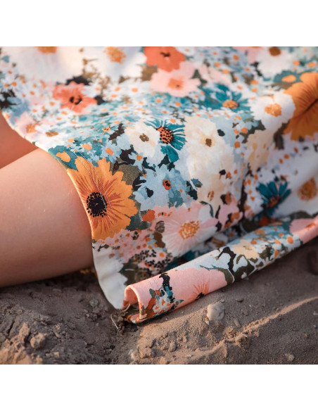 Cranberry, sweat french terry de coton flower painting fleurs see you at six