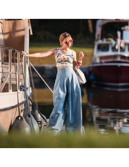 Cranberry, sweat french terry de coton flower painting fleurs see you at six