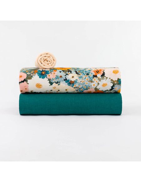 Cranberry, sweat french terry de coton flower painting fleurs see you at six