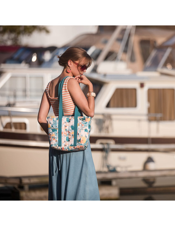 Cranberry, gabardine de coton city joy see you at six