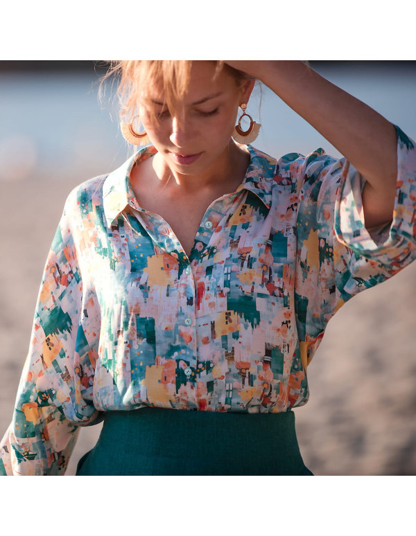 Cranberry, tissage en viscose city joy see you at six