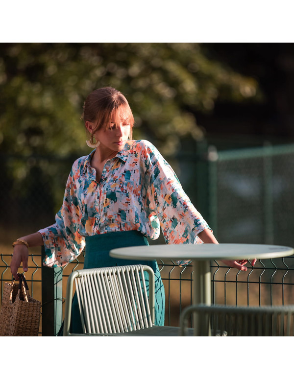 Cranberry, tissage en viscose city joy see you at six