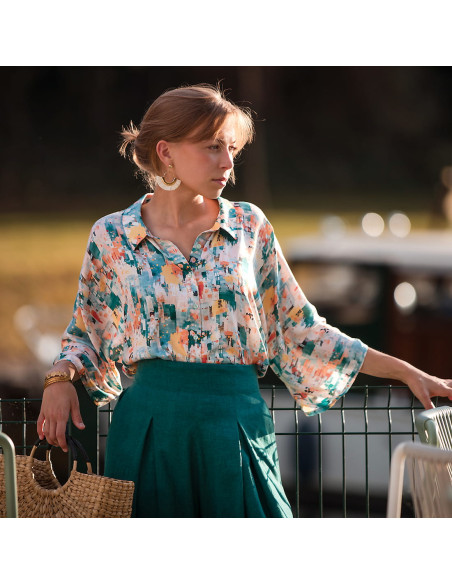 Cranberry, tissage en viscose city joy see you at six