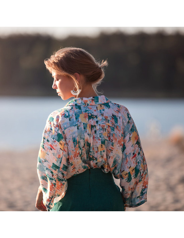 Cranberry, tissage en viscose city joy see you at six