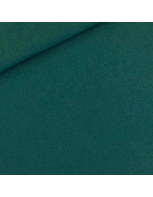 Cranberry, toile legere lin viscose vert sarcelle see you at six