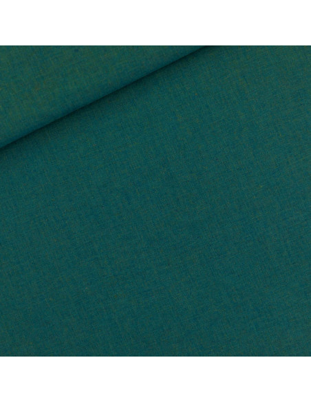 Cranberry, toile legere lin viscose vert sarcelle see you at six