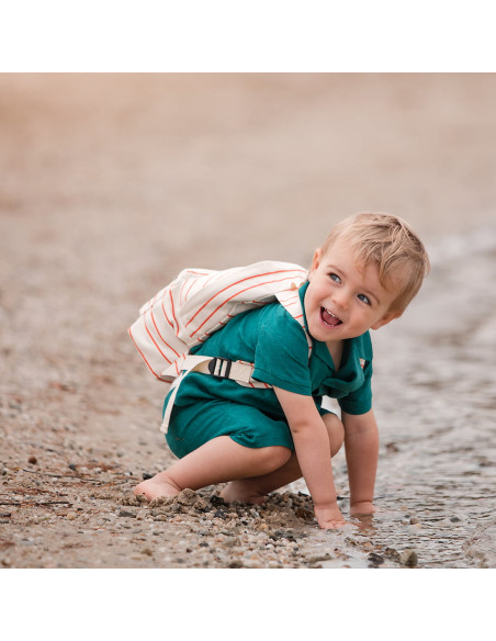 Cranberry, toile legere lin viscose vert sarcelle see you at six