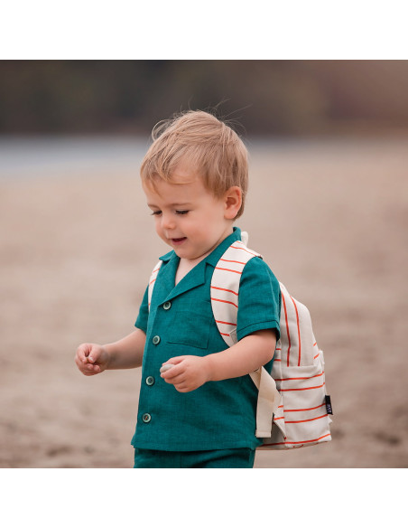 Cranberry, toile legere lin viscose vert sarcelle see you at six