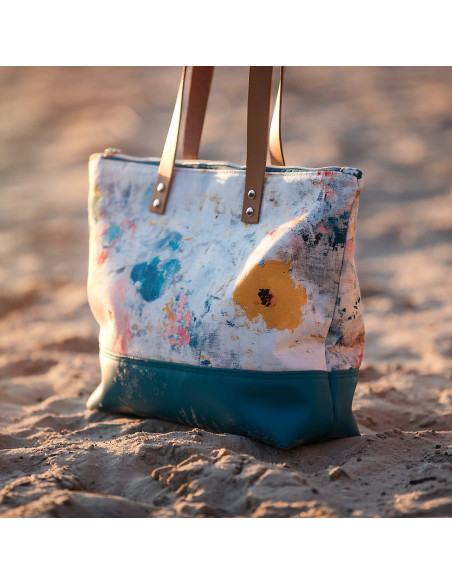 Cranberry, gabardine de coton roses on canvas see you at six