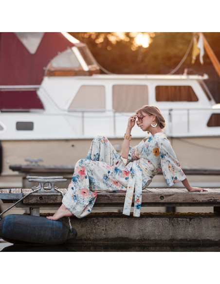 Cranberry, toile legere lin viscose misty rose see you at six