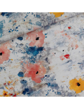 Cranberry, toile legere lin viscose misty rose see you at six 2