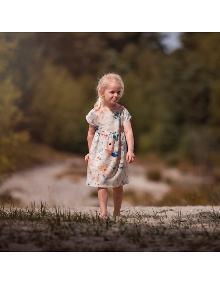 Cranberry, toile legere lin viscose misty rose see you at six